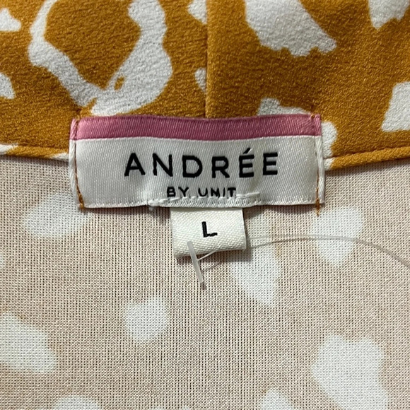 Andree by Unit Mustard Leopard Blazer - Large - Picture 4 of 7